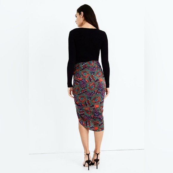 STUNNING Veronica Beard Adjustable Drawstring Ties Colourful Silk-blend 😍 NEW - Picture 4 of 6